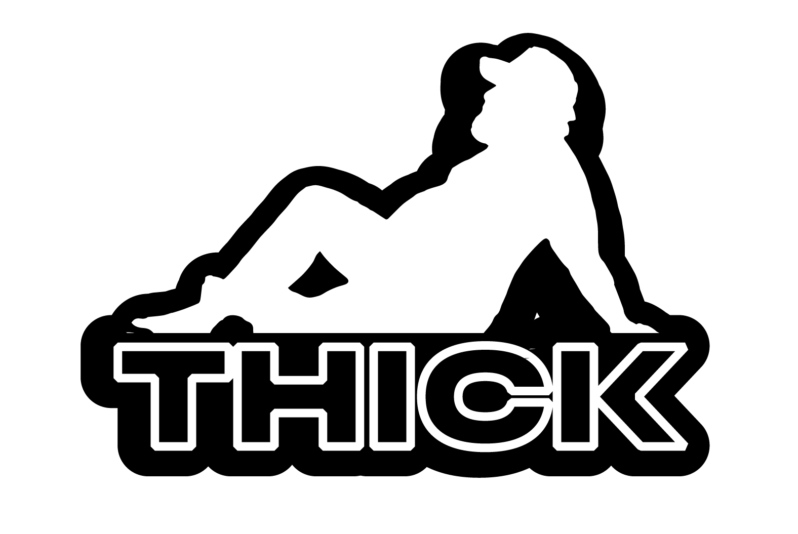 Thick 3" STICKERS