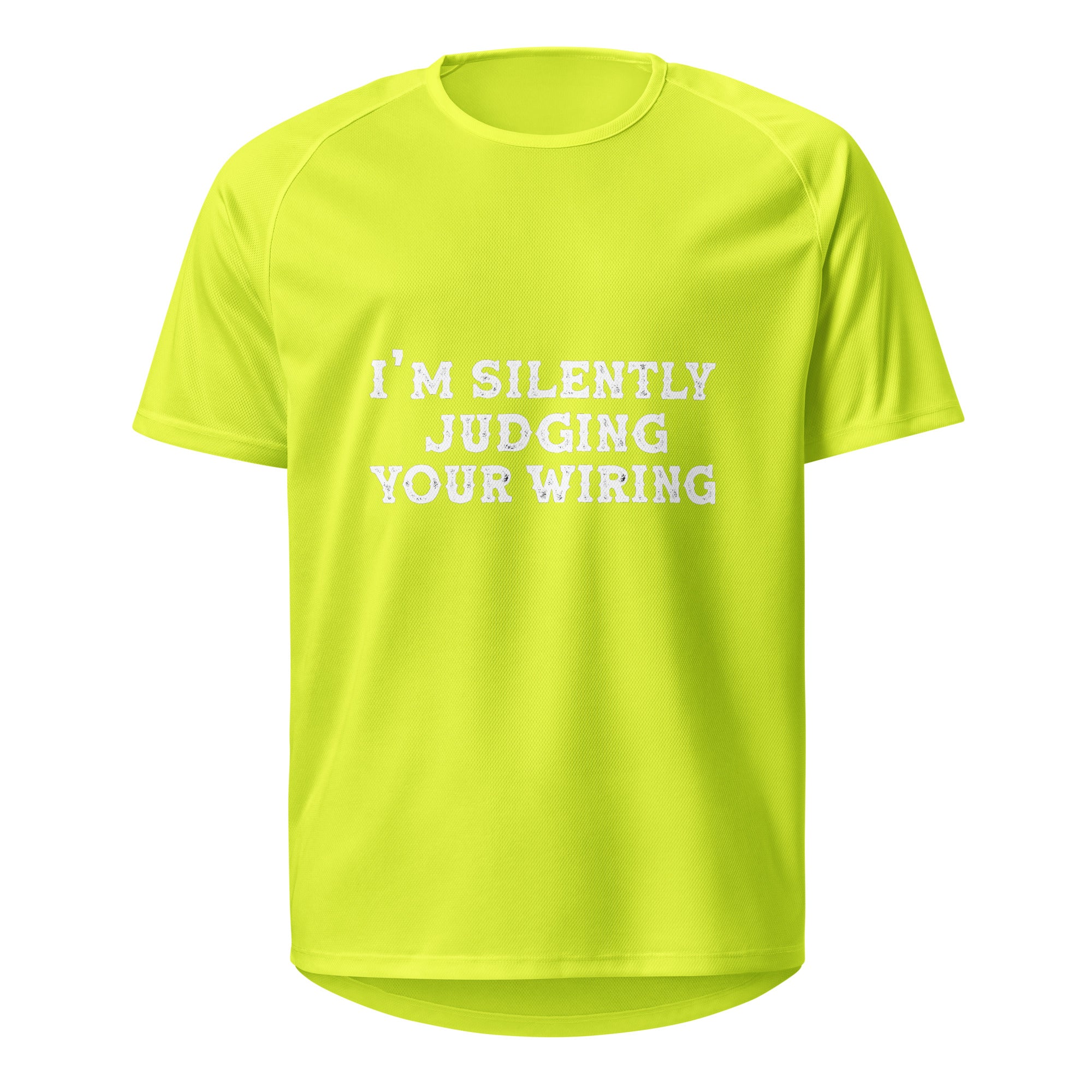 I'm silently judging your wiring Tshirt